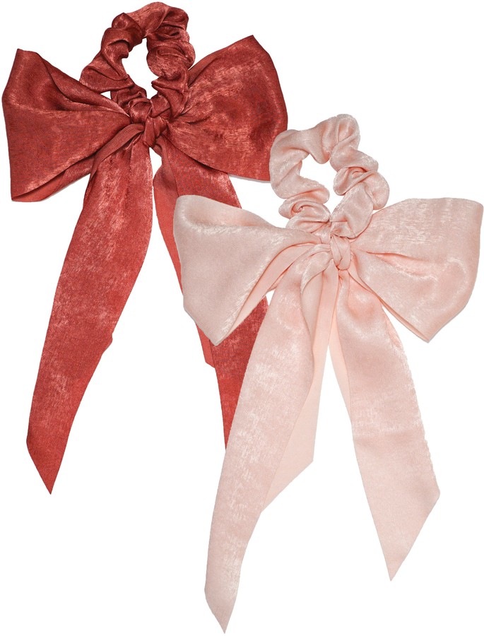 Satin scarf scrunchies | Last Minute Gift Guide