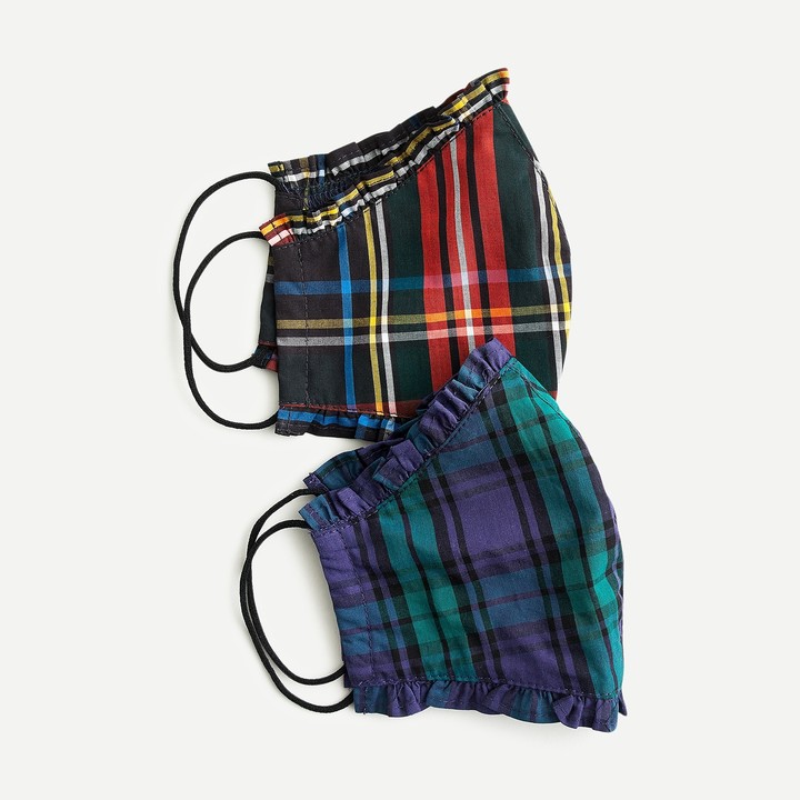 plaid J.Crew Face Masks | Favorite Products from 2020