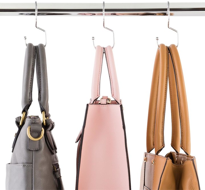 Container Store Chrome Metal Purse Hangers | Your Top Products of 2020
