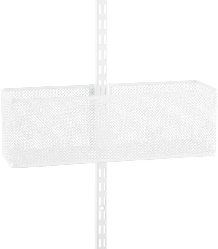 Container Store Elfa Utility White Mesh Baskets 