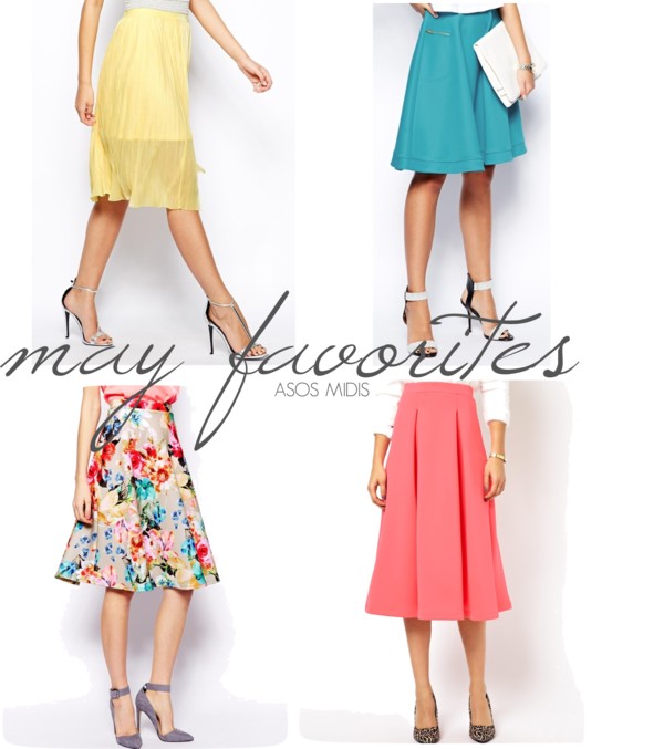 May Favorites, asos skirts, asos, midi skirts