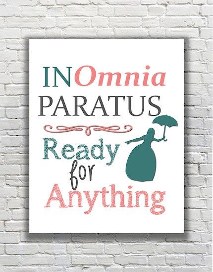 Gilmore Girls Quote Typography Print  In Omnia by FanFaires, $11.00