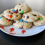 M&M Chocolate Chip Cookies that are Perfect for Valentine’s Day