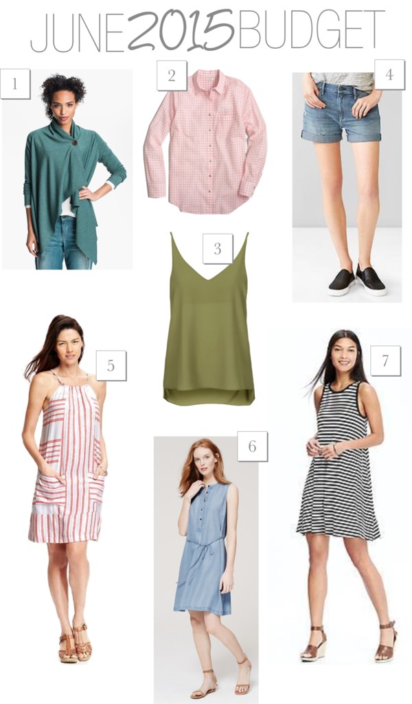 June 2015 Budget, loft chambray dress, linen dress, old navy, nordstrom