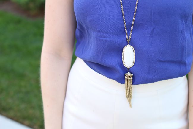 signature style, hallmark, flare skirt, kendra scott necklace, racer back tank, racer tank, madewell flats