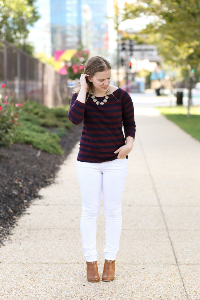 DC woman blogger wearing Aeo AE Denim X Jegging