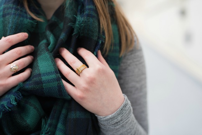 Scarf Ring / Navy – Stacy Bradley Design