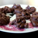 Salted Chocolate Covered Almond Clusters
