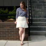 The White Flare Skirt