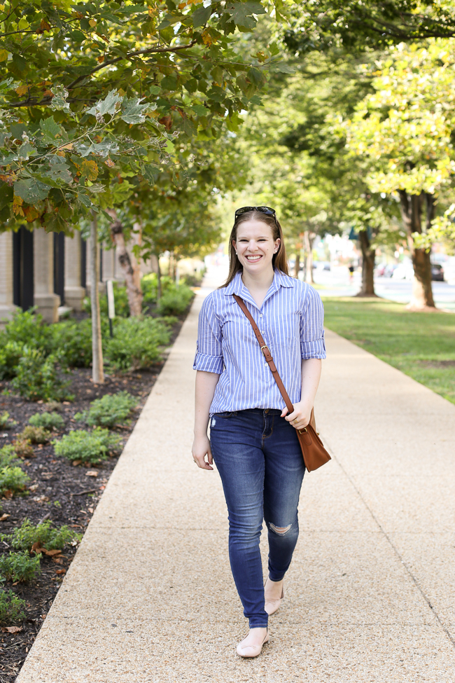 The Striped Popover | Something Good, J.Crew Popover