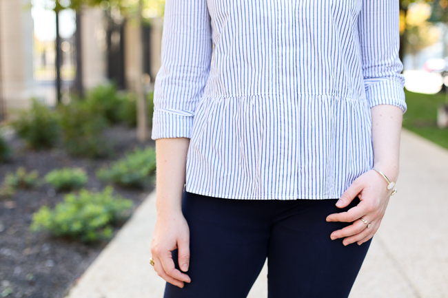 button down peplum, The Madewell Peplum | Something Good