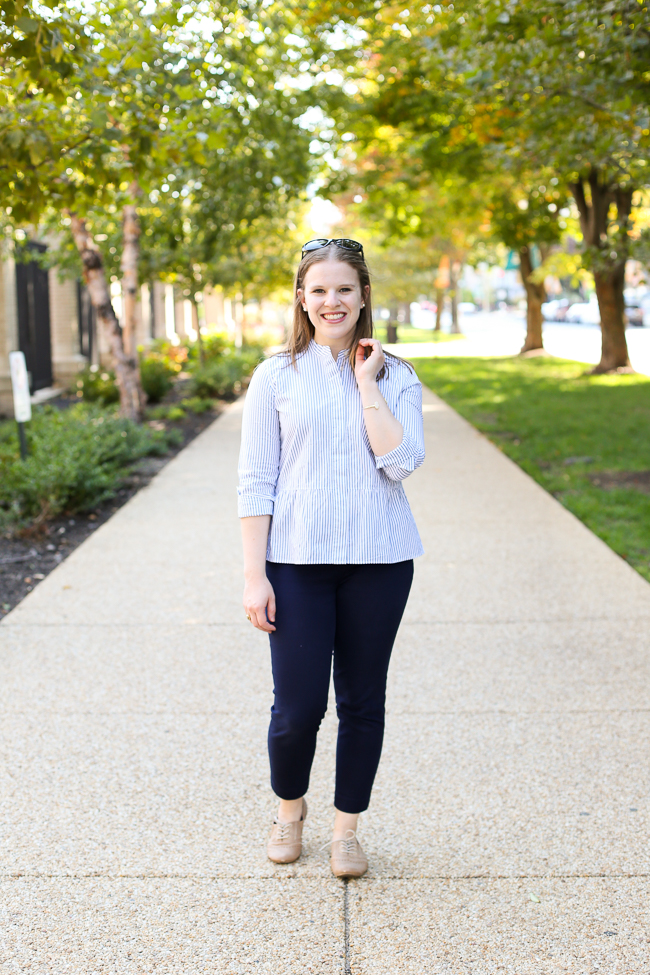 button down peplum, The Madewell Peplum | Something Good