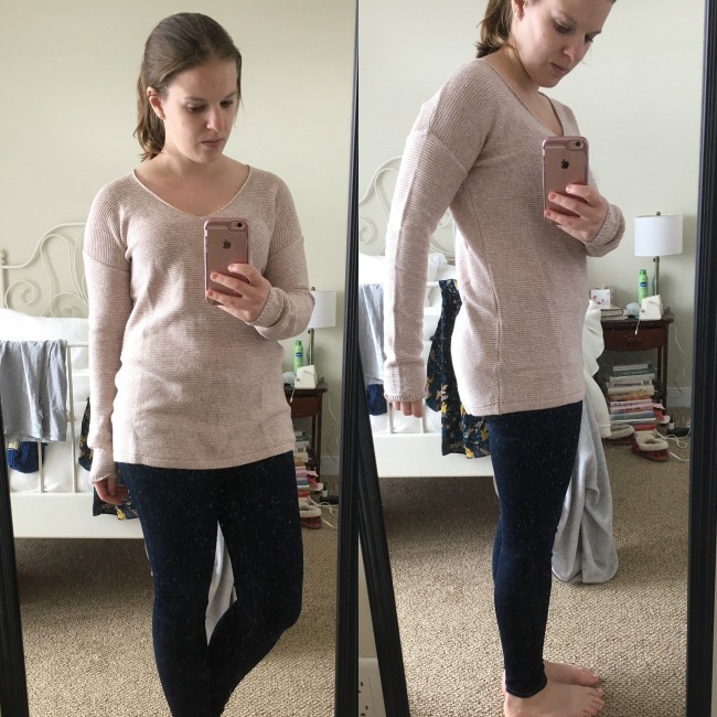Old Navy Marled V-Neck Tunic Pullover for Women