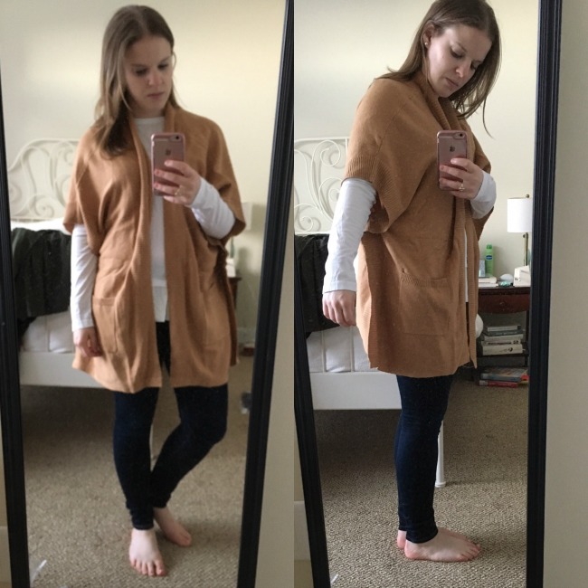 Old Navy Open-Front Drapey Poncho, Shopping Reviews Vol. 36 | Something Good