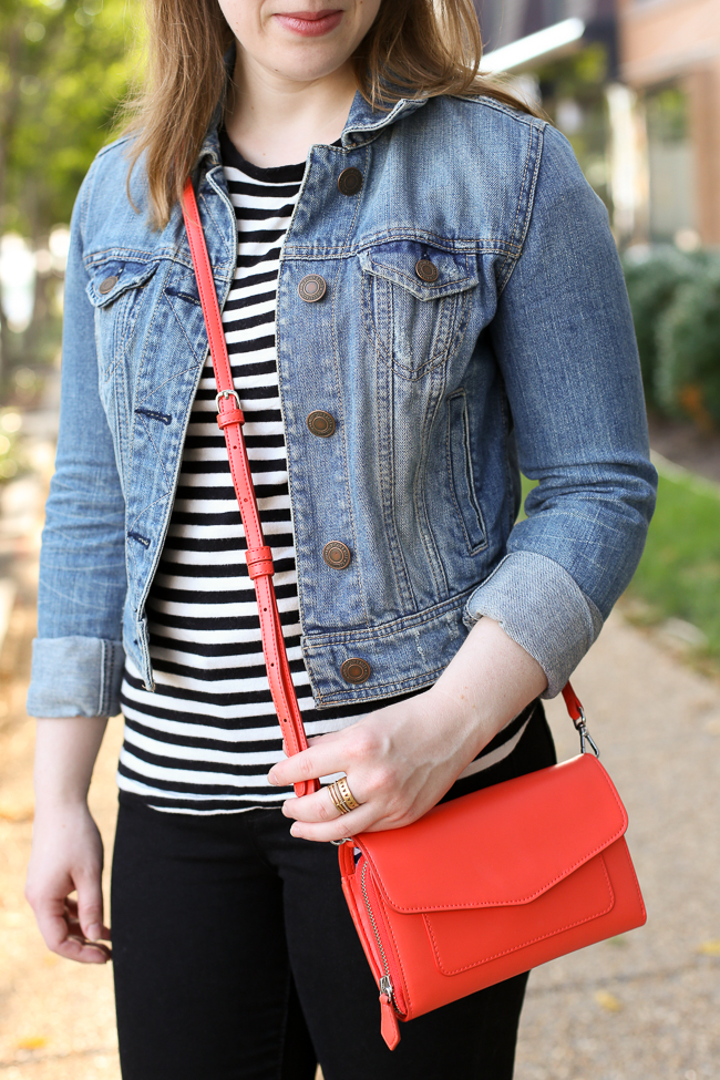 The Striped Tee | Something Good, vera bradley, ultimate crossbody bag