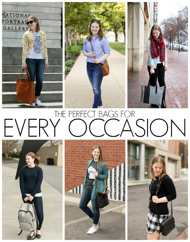 Favorite Bags | Something Good, madewell, transport tote, old navy, crossbody, vera bradley, coach, everlane, tote, backpack