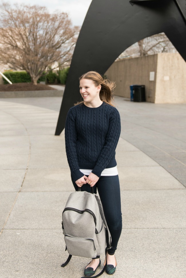 Favorite Bags | Something Good, everlane backpack, denim