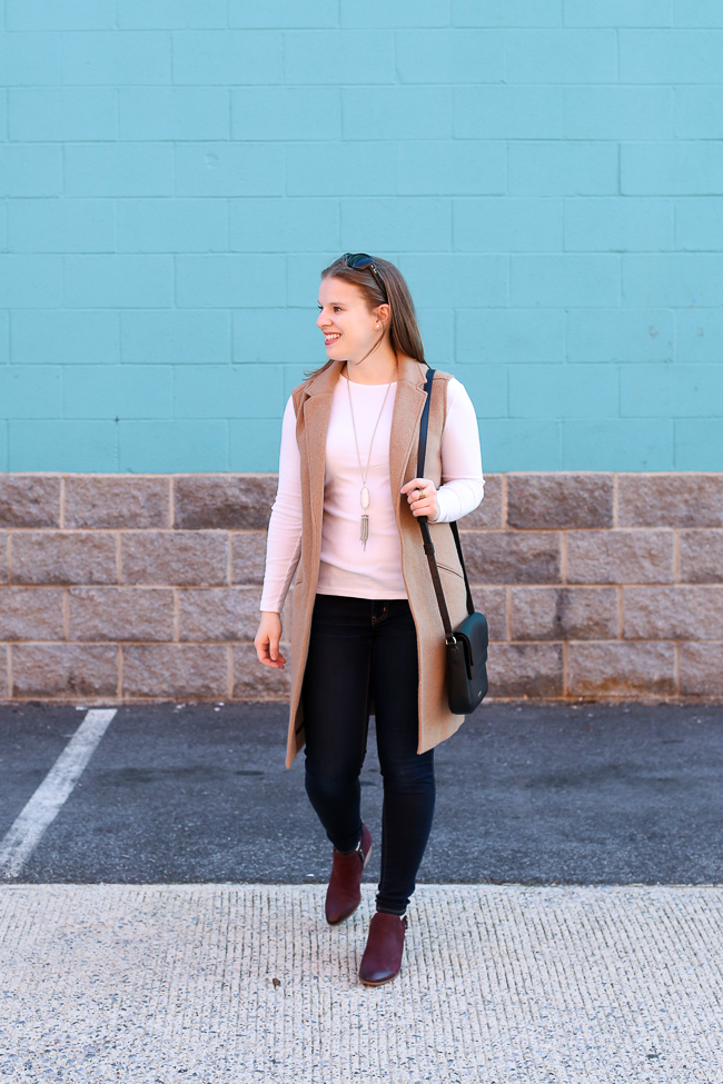The Camel Blazer Vest | Something Good, american eagle outfitters denim