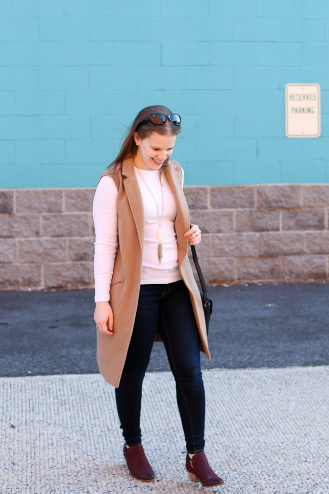 The Camel Blazer Vest | Something Good, aeo jeggings