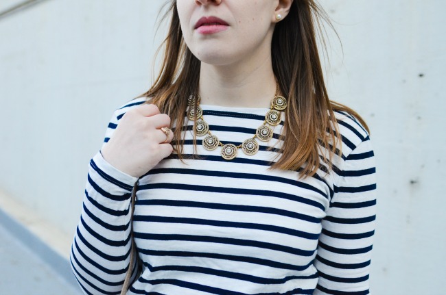 The Bow Back Top | Something Good, j.crew factory necklace