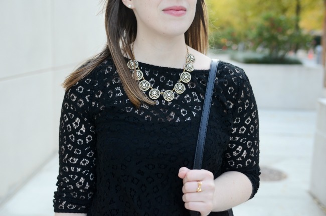 The Office Holiday Party Outfit | Something Good, j.crew necklace