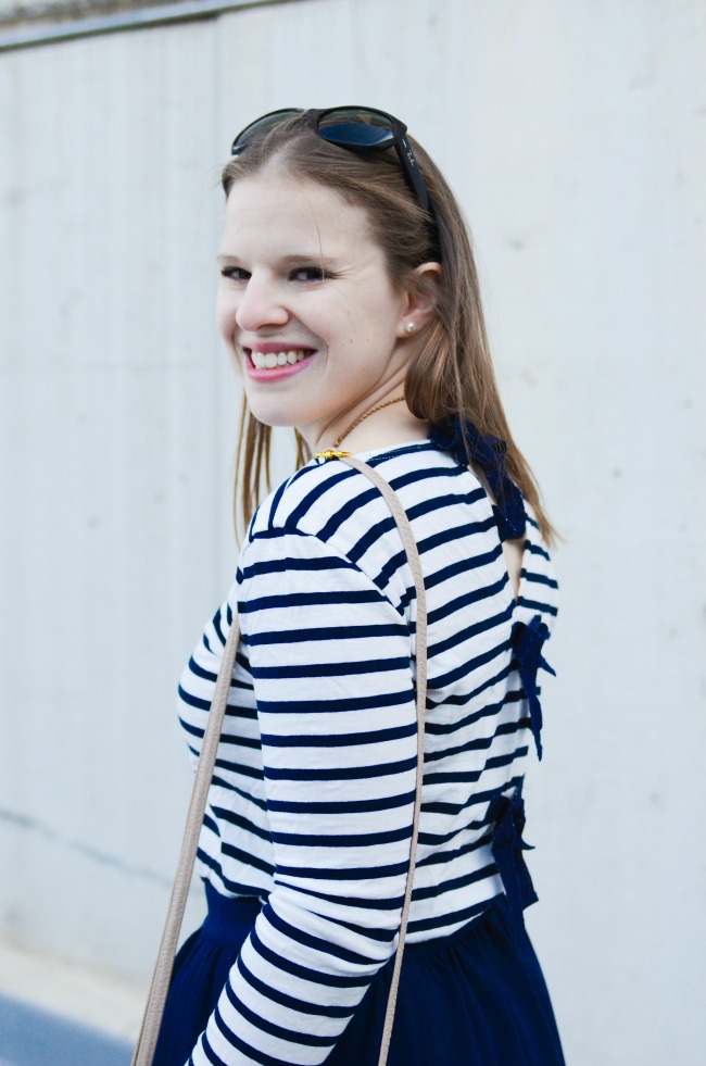 The Bow Back Top | Something Good, j.crew, j.crew shirt