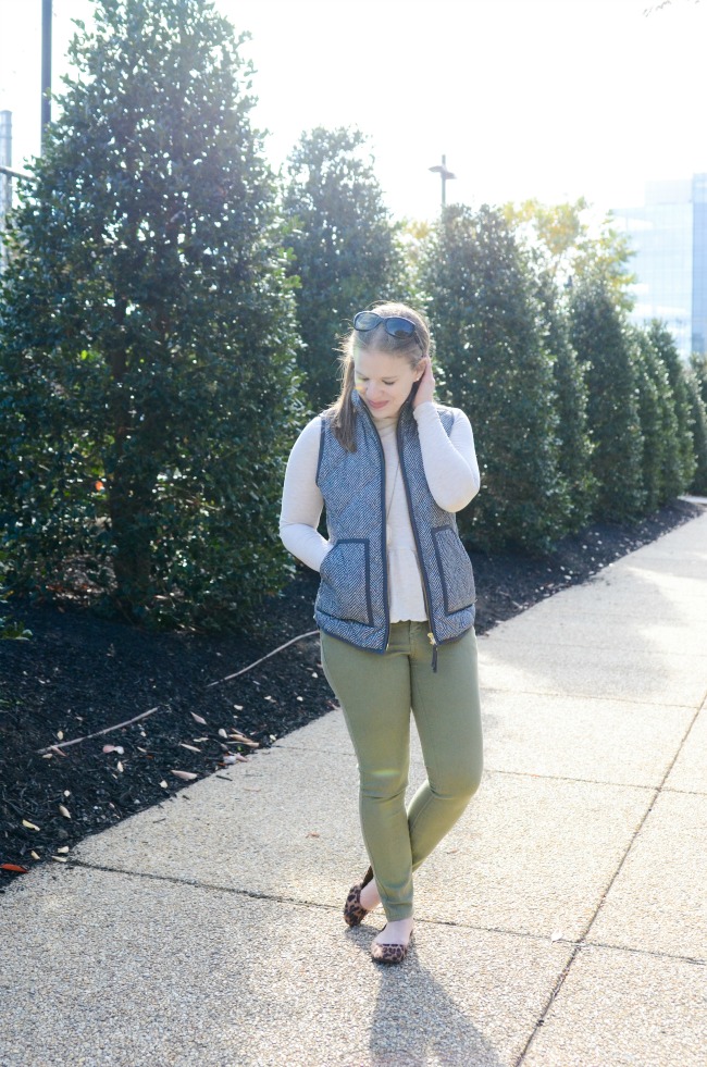 The J.Crew Factory Vest | Something Good, quilted puffer vest
