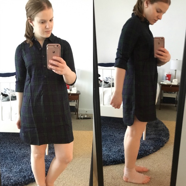 Shopping Reviews, Vol. 37 | Something Good, Plaid Shirt Dress, old navy