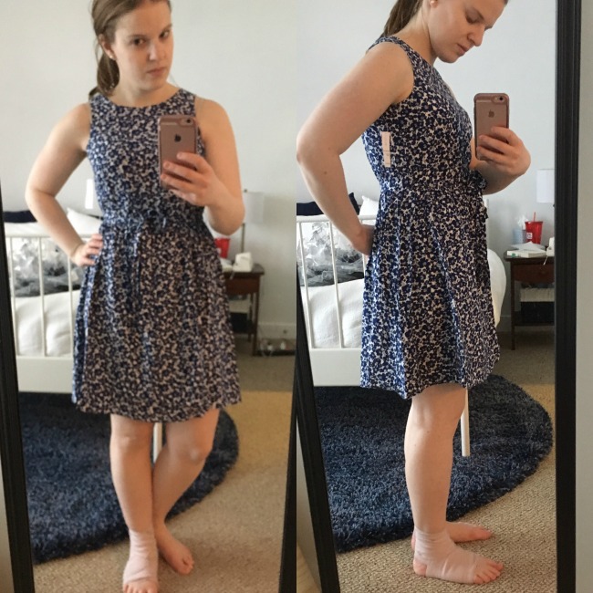 Shopping Reviews, Vol. 37 | Something Good, Tie-Waist Swing Dress, old navy