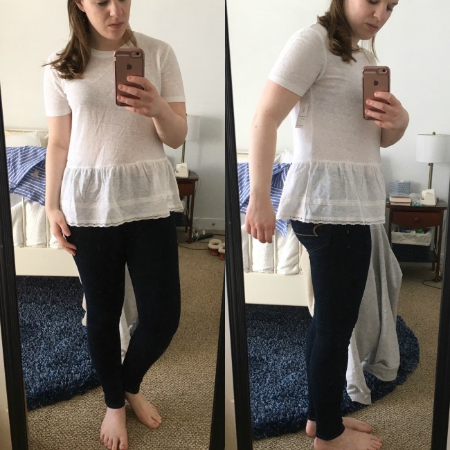 Shopping Reviews, Vol. 38 | Something Good, Old Navy Relaxed Peplum-Hem Top