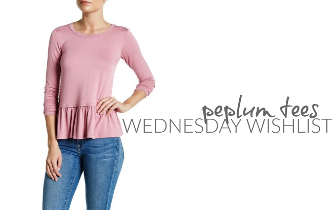 Wednesday Wishlist: Peplum Tees | Something Good