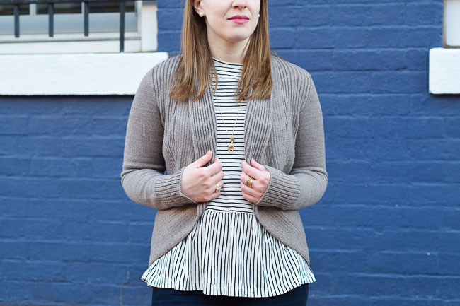 The Striped Peplum | Something Good