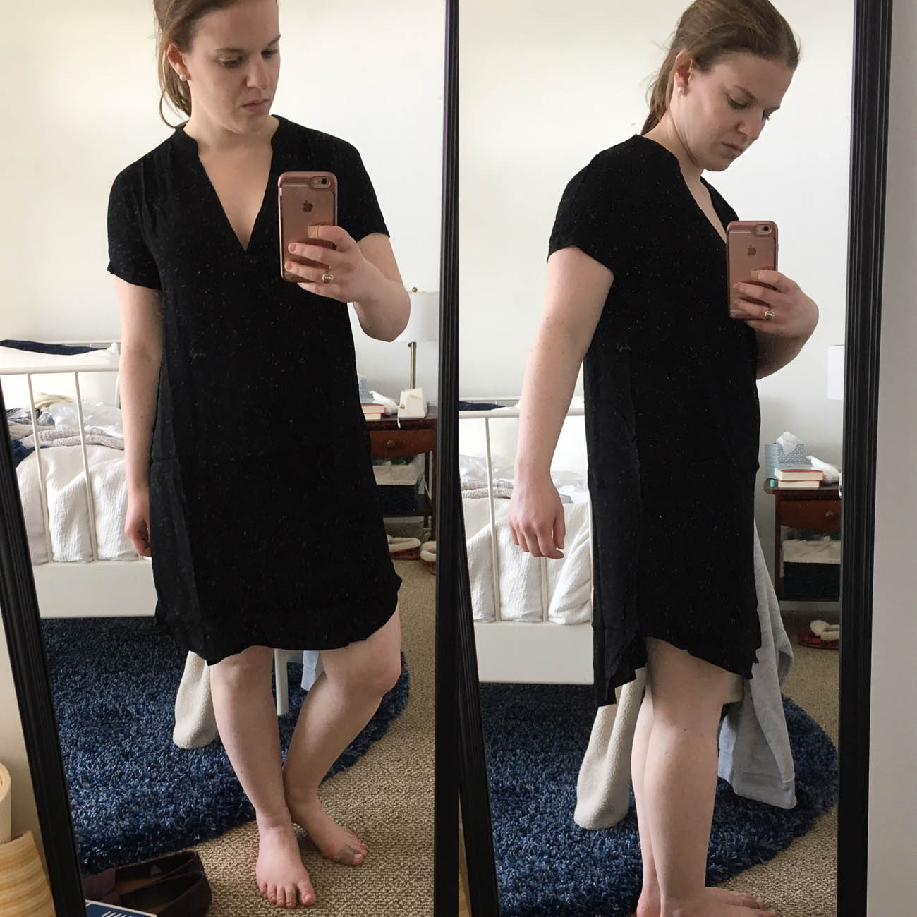 Shopping Reviews, Vol. 41 | Something Good, Lush Split Neck Shift Dress_Something Good