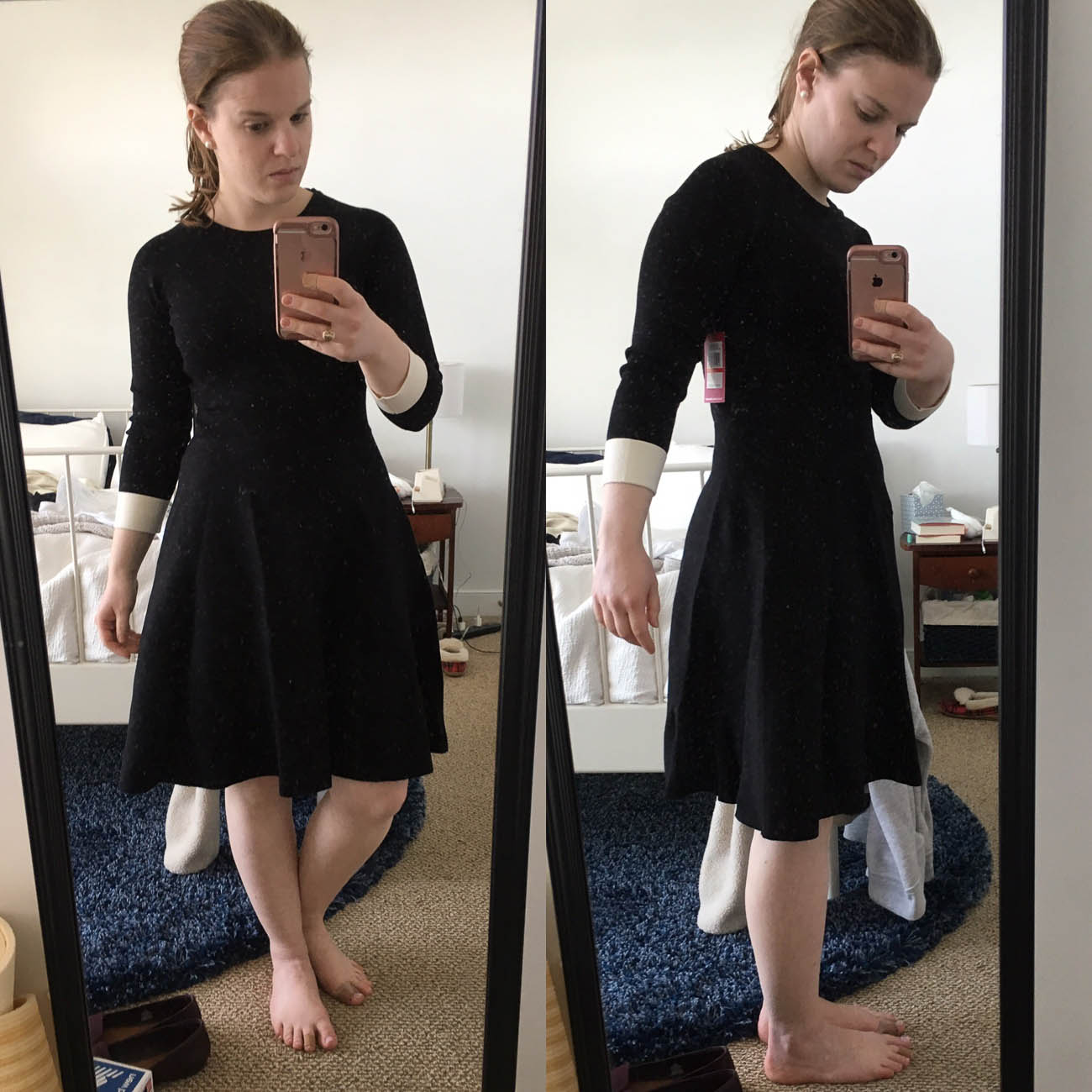 Shopping Reviews, Vol. 41 | Something Good, Vince Camuto Fit & Flare Sweater Dress_Something Good