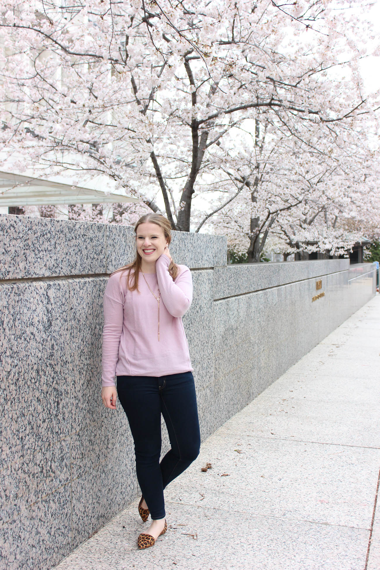 The Cherry Blossoms Outfit | Something Good, @danaerinw, aeo, american eagle outfitters, denim, jeans, spring outfits