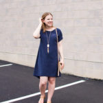 The Navy Shift Dress