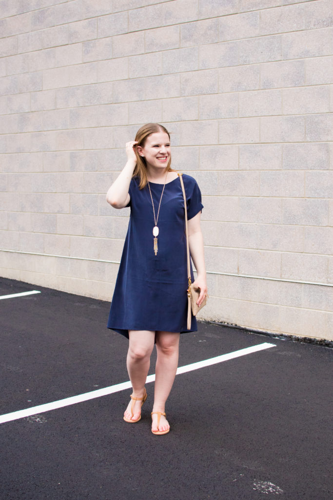 The Navy Shift Dress | Something Good, @danaerinw ,