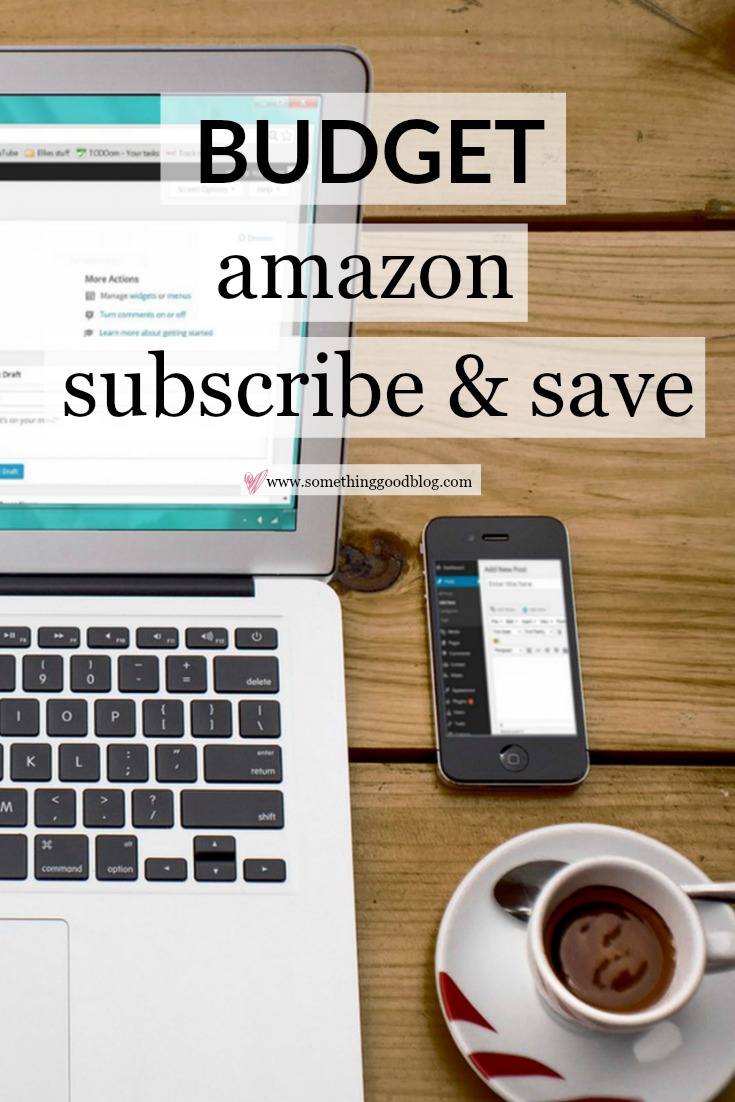Budgeting Tips: Amazon Subscribe and Save | Something Good
