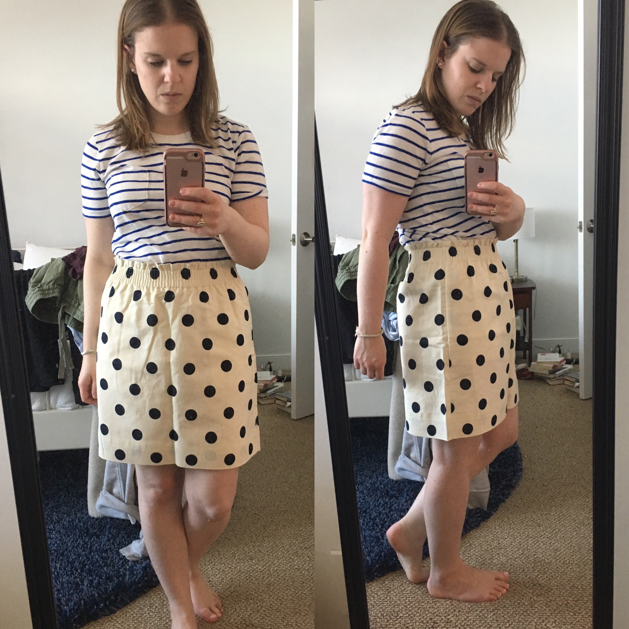 Shopping Reviews, Vol. 43 | Something Good, J.Crew Factory Printed Linen-Cotton Sidewalk Mini Skirt