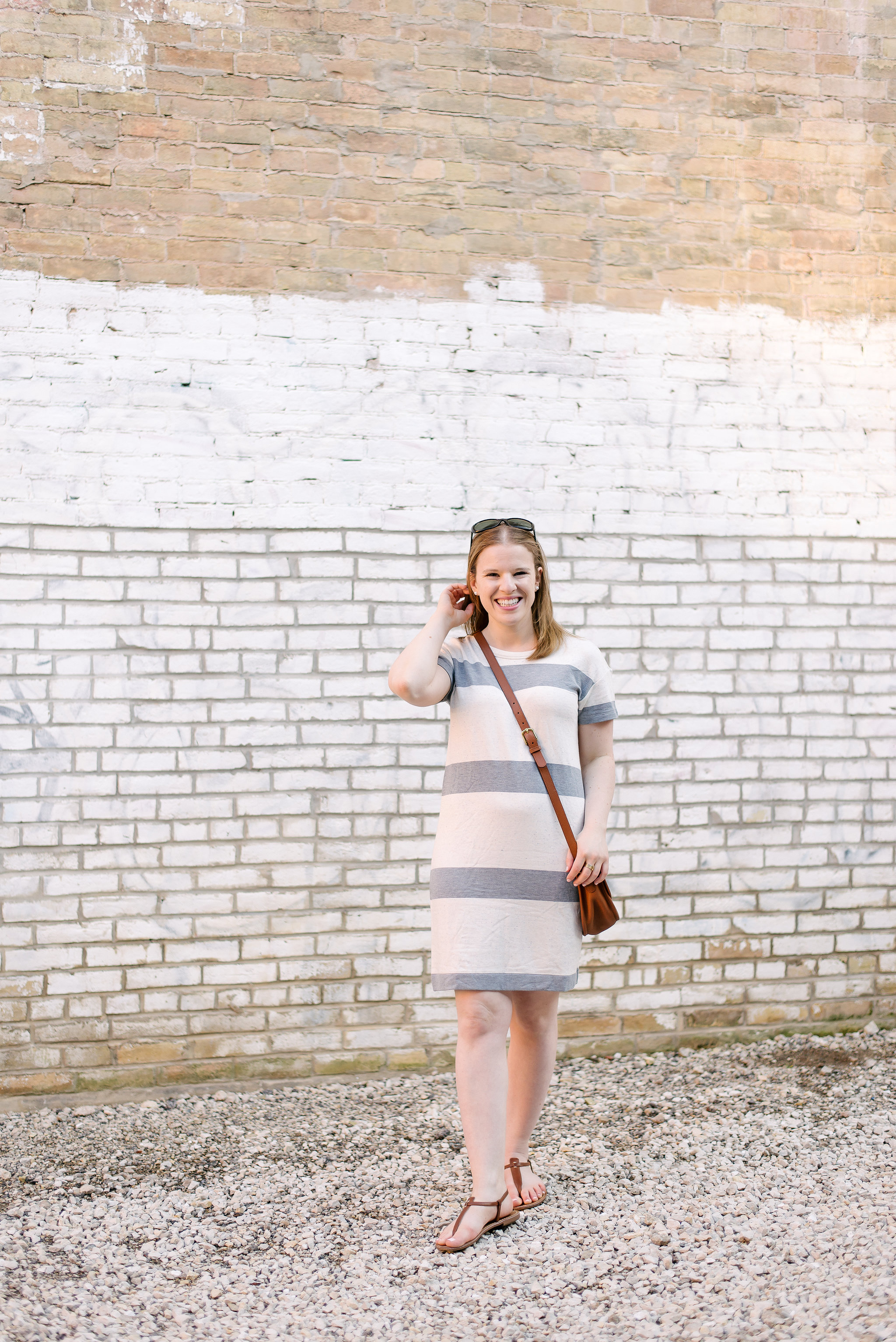 The Striped Tee Dress | Something Good, @danaerinw , fashion, style, summer