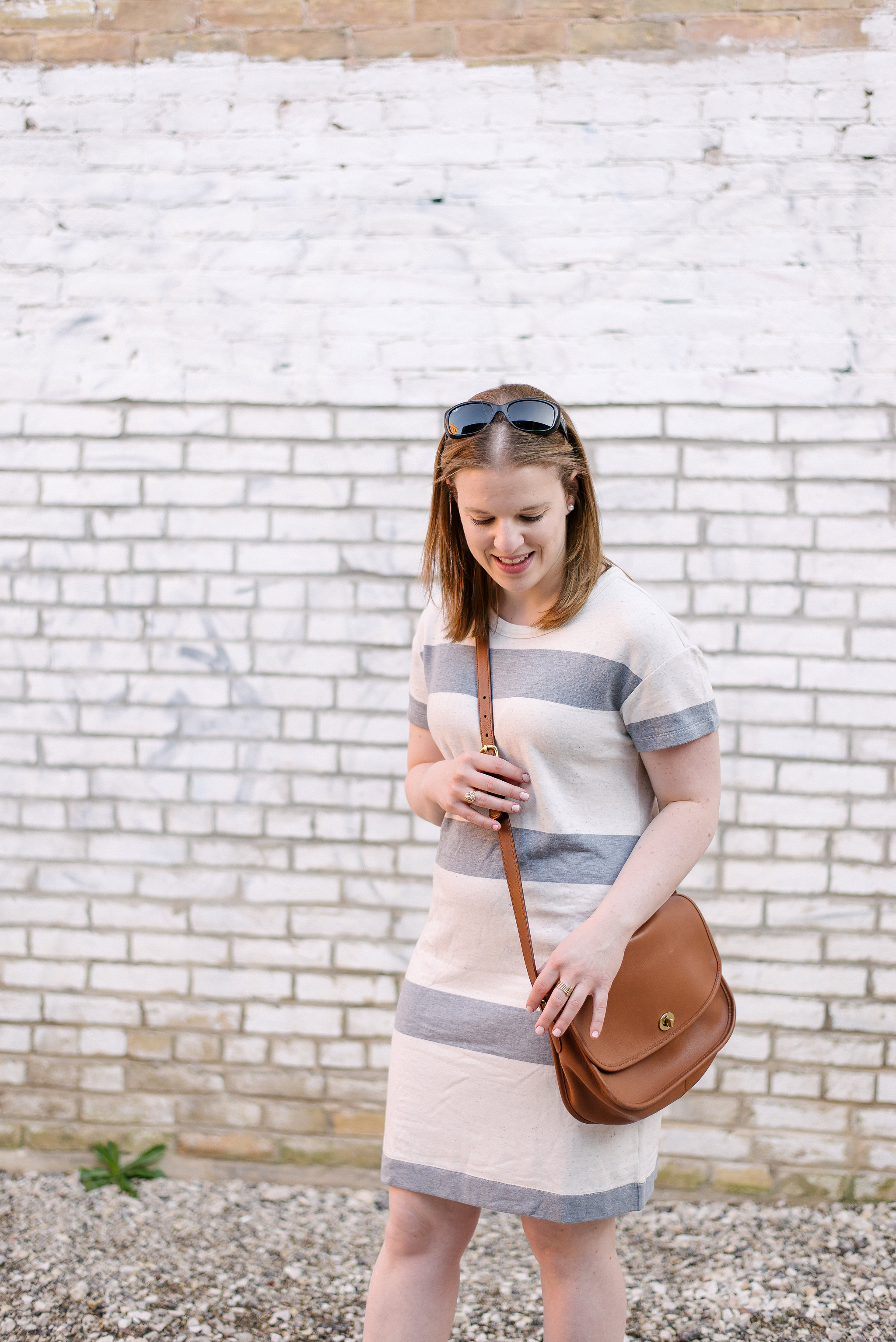 The Striped Tee Dress | Something Good, @danaerinw , 