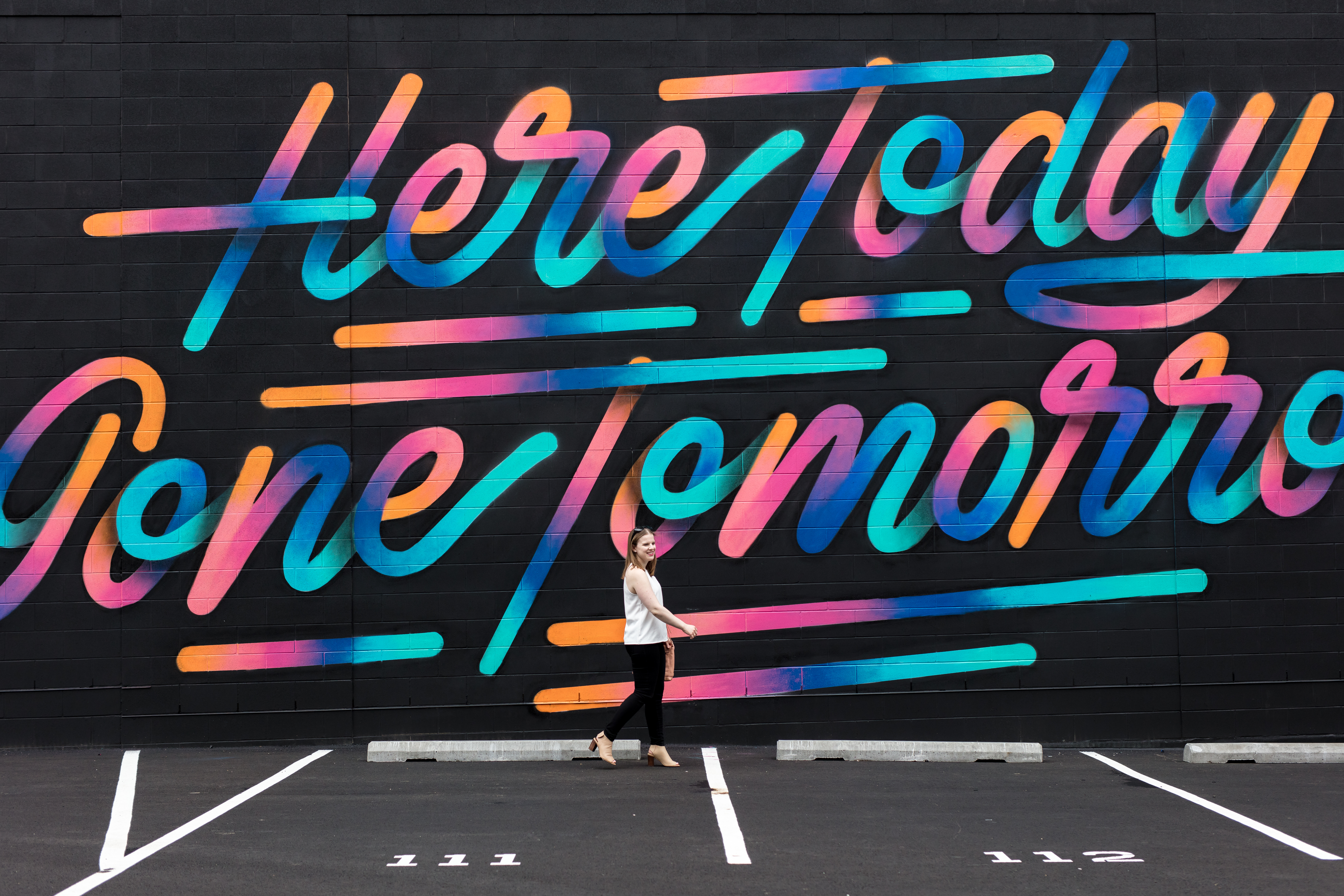 The High Neck Tank | Something Good, @danaerinw , mural, inspiration, quotes, walking