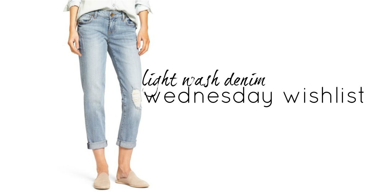Wednesday Wishlist: Light Wash Denim | Something Good