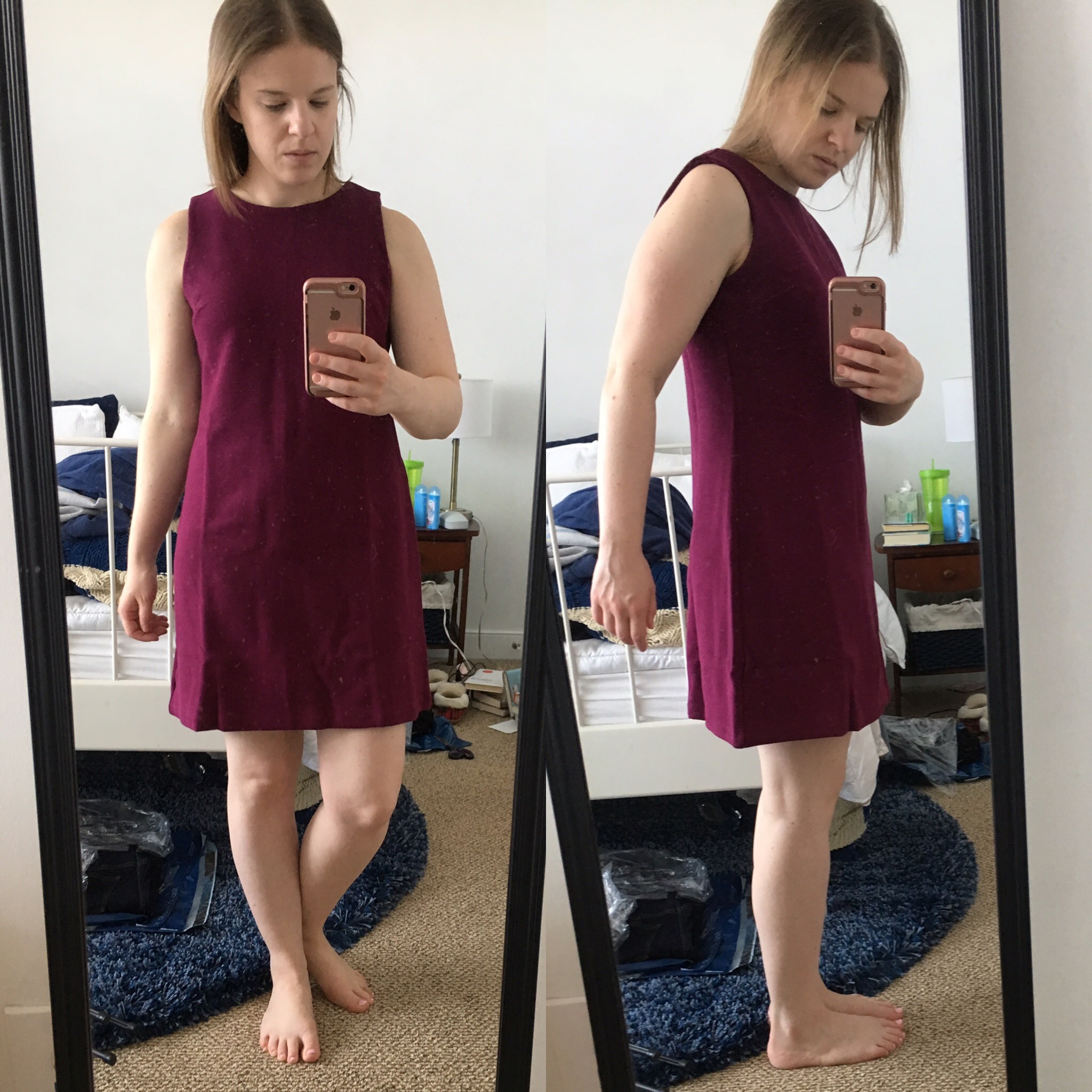 Shopping Reviews, Vol. 48: Everlane Denim | Something Good, @danaerinw , Old Navy Sleeveless Ponte-Knit Shift Dress