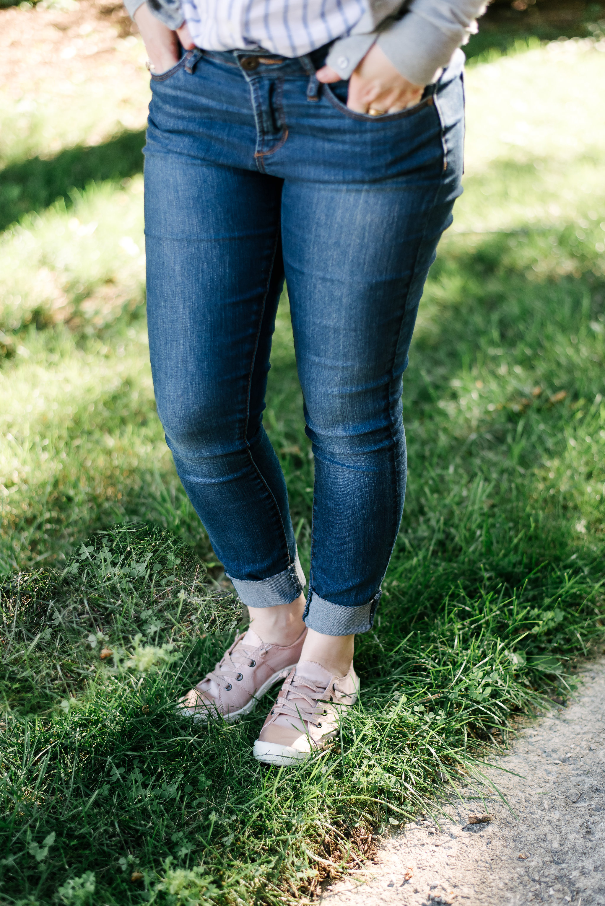 The Pink Sneakers | Something Good, @danaerinw , articles of society denim, jeans, target sneakers, shoes, pink shoes, pink sneakers