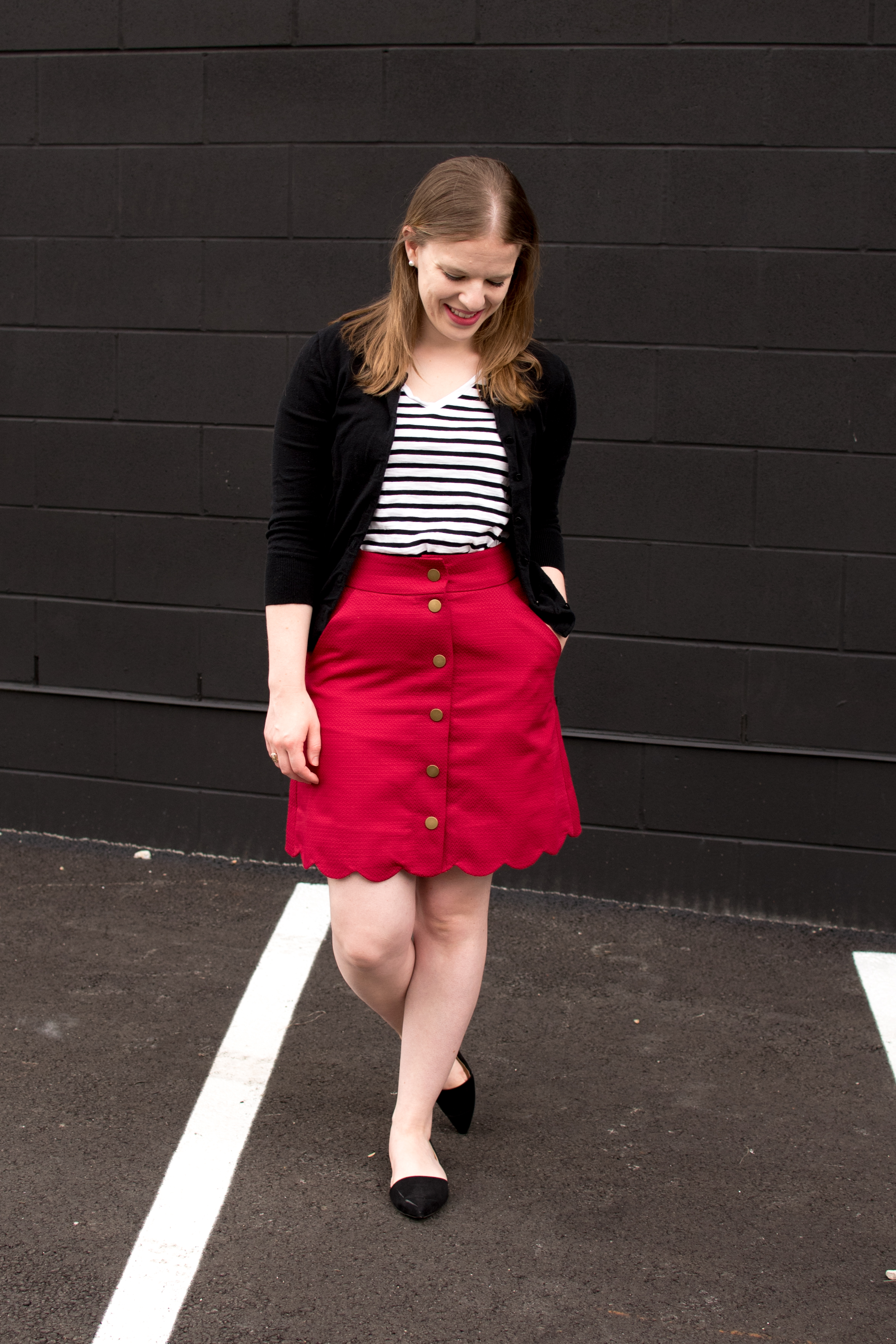 The Perfect Skirt to Transition Your Outfit From Summer to Fall | Something Good, @danaerinw , 