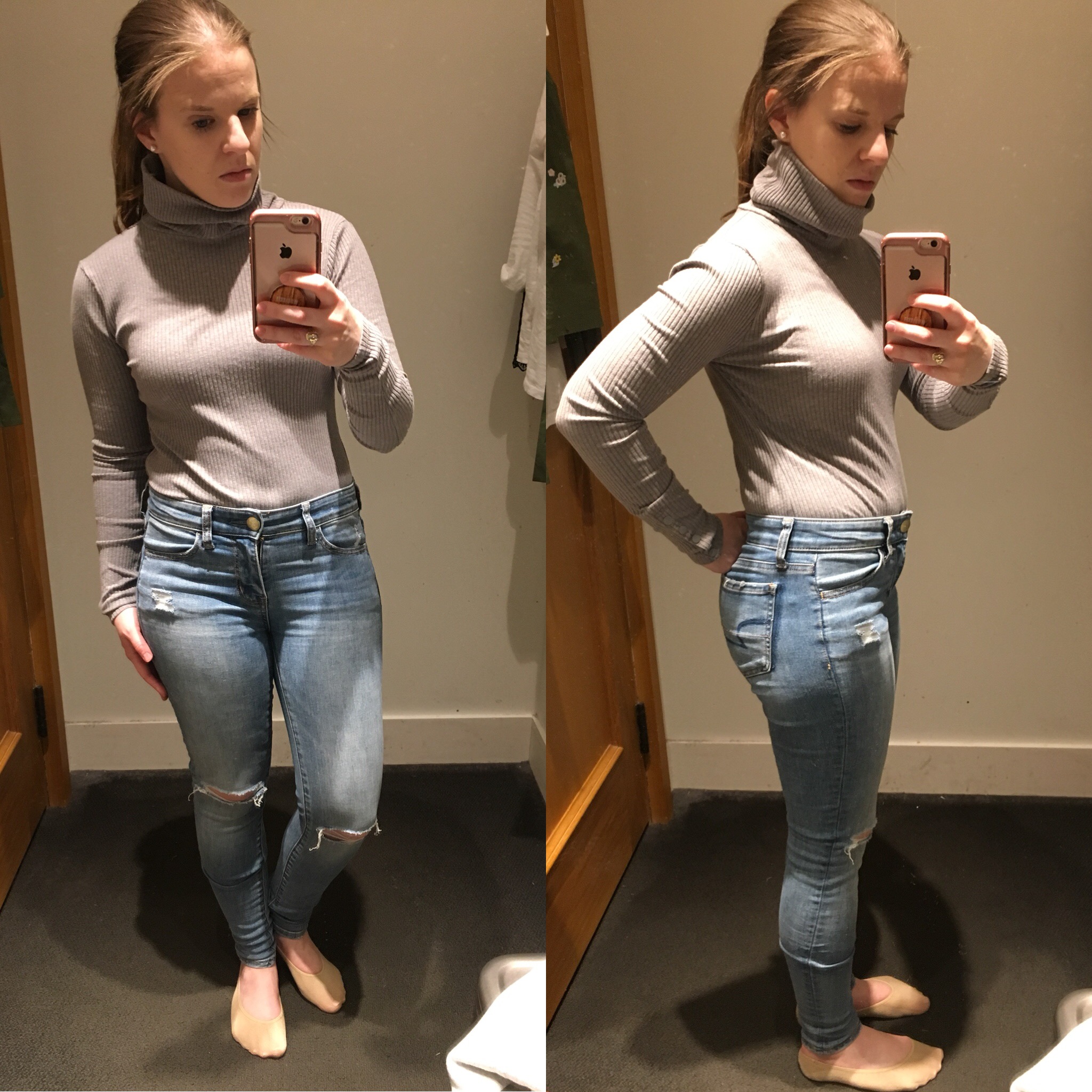 Shopping Reviews, Vol. 49: The J.Crew Dressing Room | Something Good, @danaerinw , J.Crew Ribbed turtleneck bodysuit_Something Good