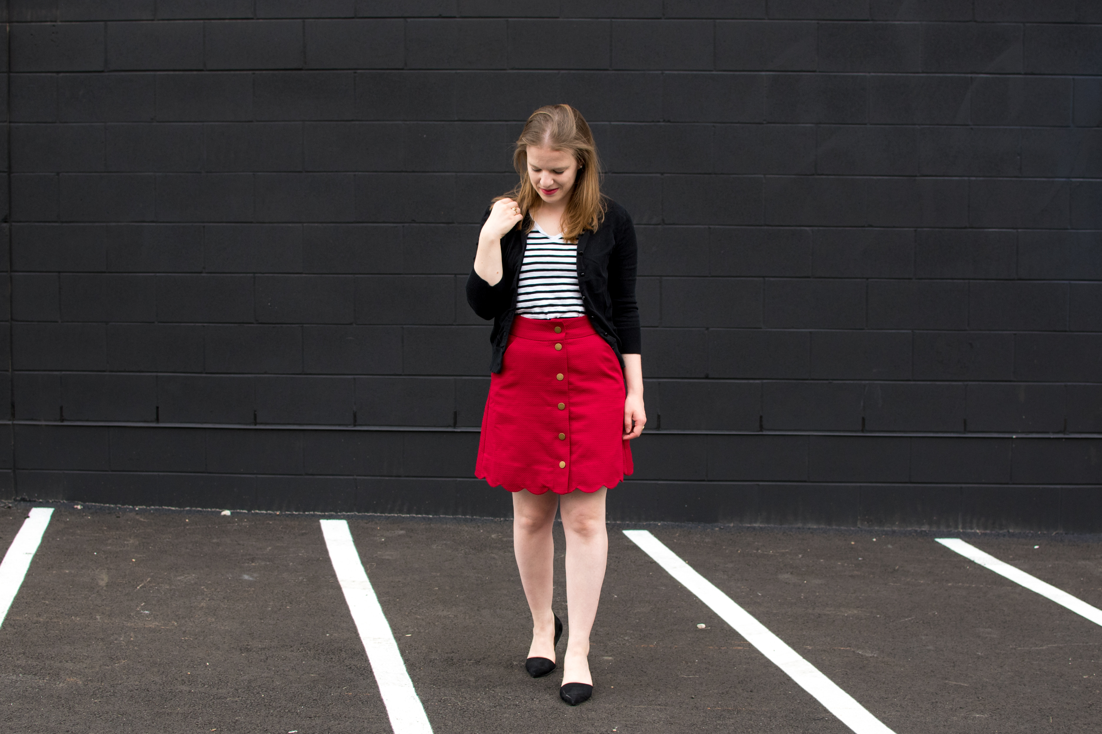 The Perfect Skirt to Transition Your Outfit From Summer to Fall | Something Good, @danaerinw , 