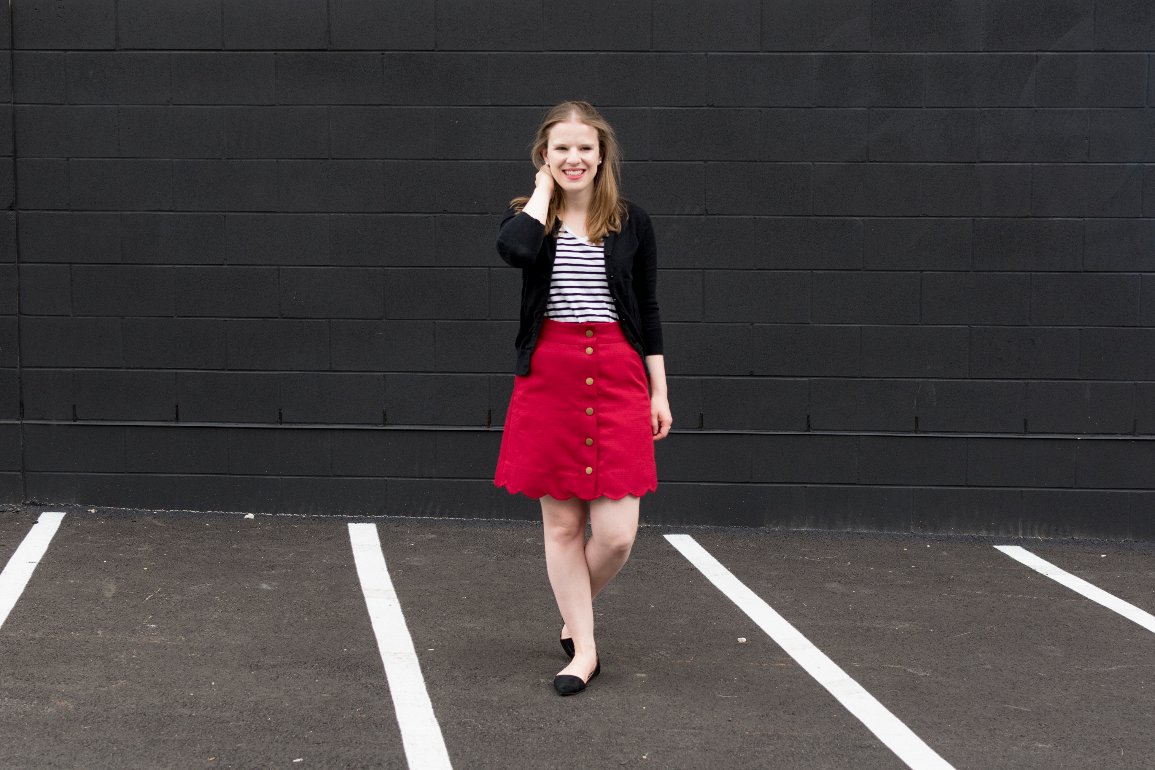 The Perfect Skirt to Transition Your Outfit From Summer to Fall | Something Good, @danaerinw , 