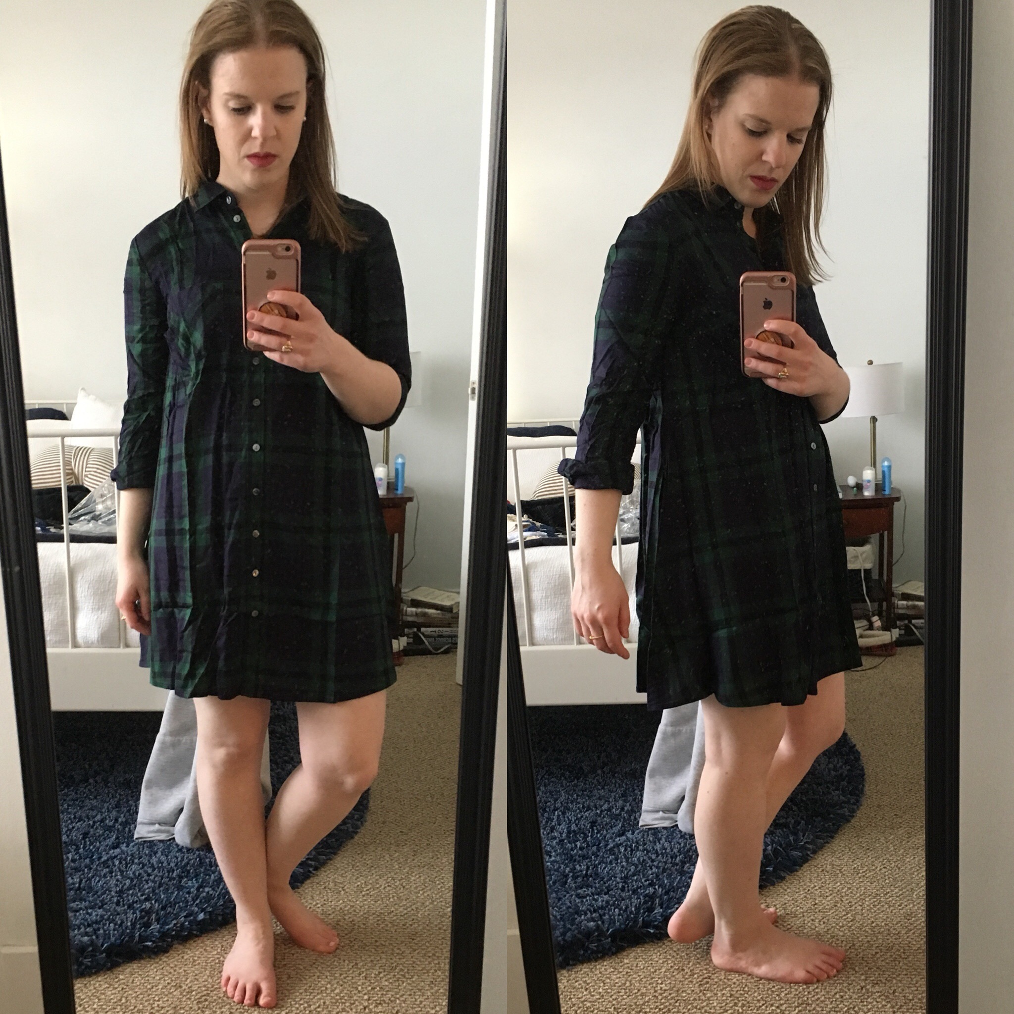 Shopping Reviews, Vol. 51, the Flannel Pajamas | Something Good, @danaerinw , Old Navy Twill Shirt Dress